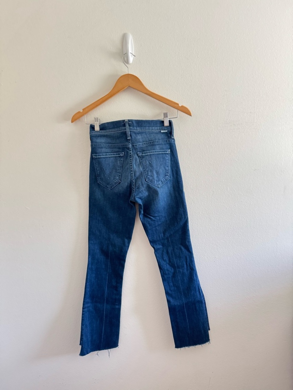 Mother The Insider Crop Step Fray Good For You Jeans size 24 - Picture 6 of 8